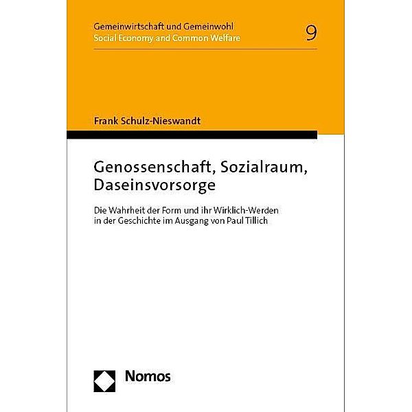 Genossenschaft, Sozialraum, Daseinsvorsorge, Frank Schulz-Nieswandt