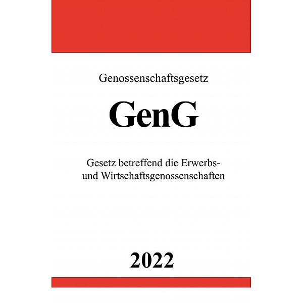 Genossenschaftsgesetz GenG 2022, Ronny Studier