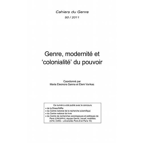 Genre, modernite et 'colonialite' du pouvoir / Hors-collection, Maria Eleonora Sanna