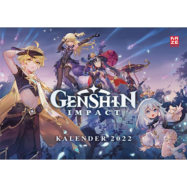 Genshin Impact - Wandkalender 2022