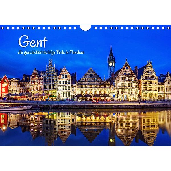 Gent - die geschichtsträchtige Perle in Flandern (Wandkalender 2023 DIN A4 quer), Christian Müller
