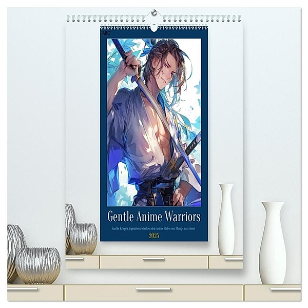 Gentle Anime Warriors (hochwertiger Premium Wandkalender 2025 DIN A2 hoch), Kunstdruck in Hochglanz, Calvendo, Kerstin Waurick