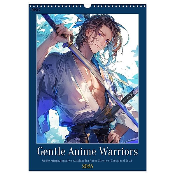 Gentle Anime Warriors (Wandkalender 2025 DIN A3 hoch), CALVENDO Monatskalender, Calvendo, Kerstin Waurick