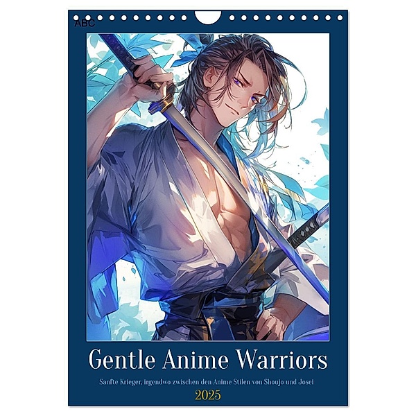 Gentle Anime Warriors (Wandkalender 2025 DIN A4 hoch), CALVENDO Monatskalender, Calvendo, Kerstin Waurick