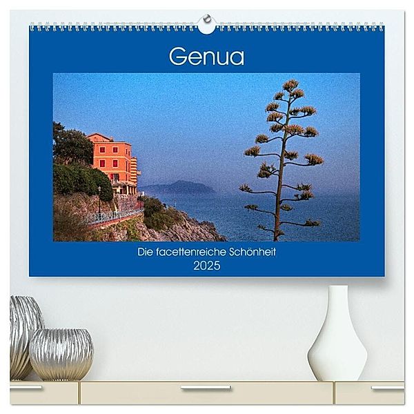 Genua - Die facettenreiche Schönheit (hochwertiger Premium Wandkalender 2025 DIN A2 quer), Kunstdruck in Hochglanz, Calvendo, Bernd Zillich