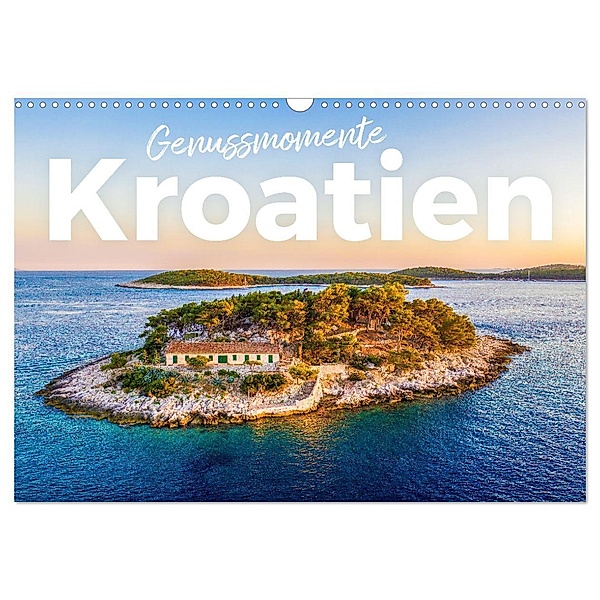 Genussmomente Kroatien (Wandkalender 2024 DIN A3 quer), CALVENDO Monatskalender, M. Scott