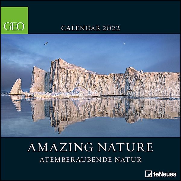 GEO Amazing Nature 2022 - Wand-Kalender - Broschüren-Kalender - 30x30 - 30x60 geöffnet
