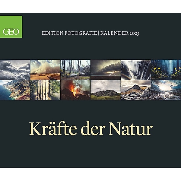 GEO Edition: Kräfte der Natur 2025 - Wand-Kalender - Poster-Kalender - 70x60