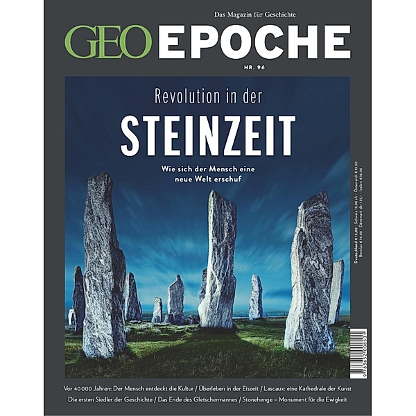 GEO Epoche 96/2019 - Revolution in der Steinzeit / GEO Epoche Bd.96, Geo Epoche Redaktion