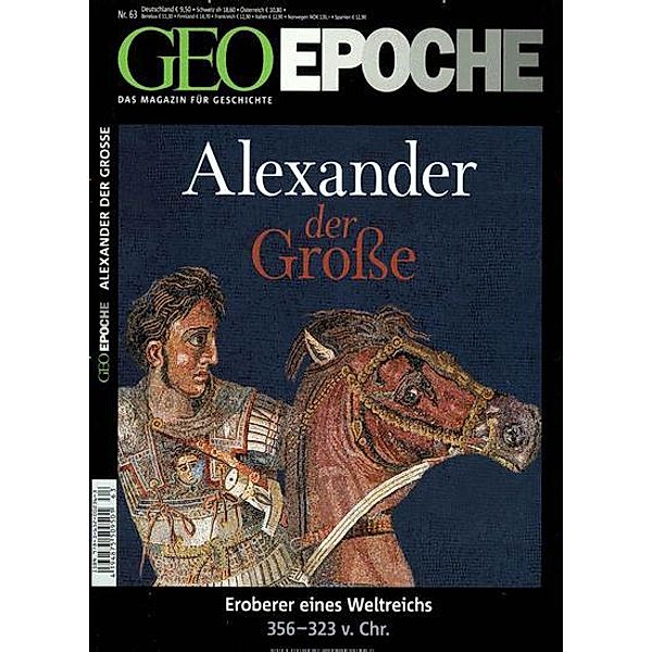 GEO Epoche / GEO Epoche 63/2013 - Alexander der Grosse