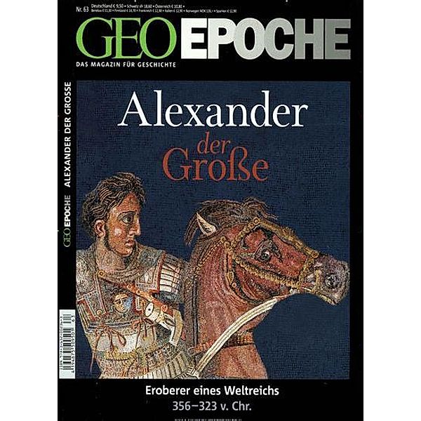 GEO Epoche / GEO Epoche 63/2013 - Alexander der Große