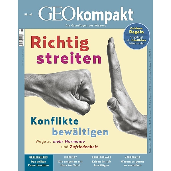GEO kompakt 63/2020 - Richtig streiten / GEO kompakt Bd.63, GEO kompakt Redaktion
