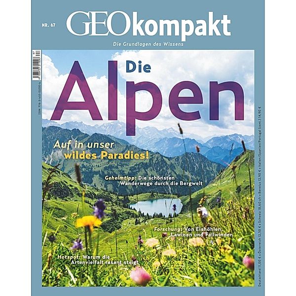 GEO kompakt 67/2021 - Die Alpen / GEO kompakt Bd.67, GEO kompakt Redaktion