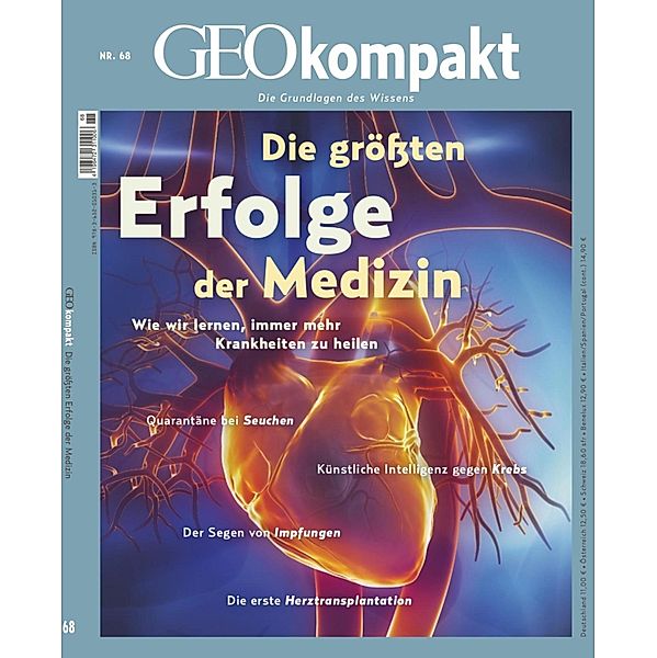 GEO kompakt 68/2021 - Die grössten Erfolge der Medizin / GEO kompakt Bd.68, GEO kompakt Redaktion