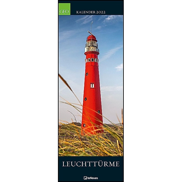 GEO Leuchttürme 2022 - Wand-Kalender - Poster-Kalender - 25x69