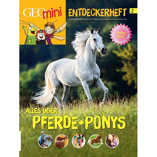 GEO mini Entdeckerheft 2/2016 - Alles über Pferde + Ponys, Rosa Wetscher