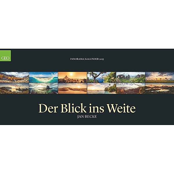 GEO - Panorama: Der Blick ins Weite Wandkalender 2025 - Spektakulärer Landschaftspanorama, Grosses Format 137x60 cm, mit Beeindruckenden Weitblick-Fotografien