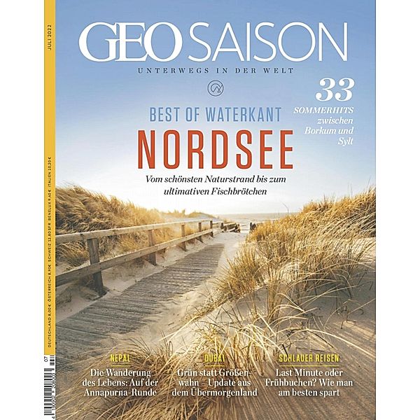 GEO SAISON 07/2022 - Nordsee / GEO SAISON Bd.72022, Geo Saison Redaktion