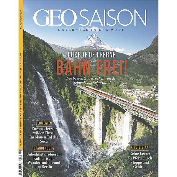 GEO SAISON 11/2020 - Bahn frei! / GEO SAISON Bd.112020, Geo Saison Redaktion