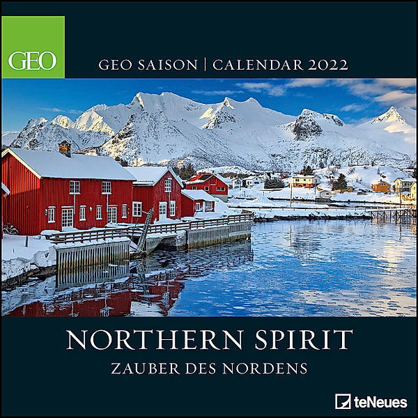 GEO SAISON Northern Spirit 2022 - Wand-Kalender - Broschüren-Kalender - 30x30 - 30x60 geöffnet