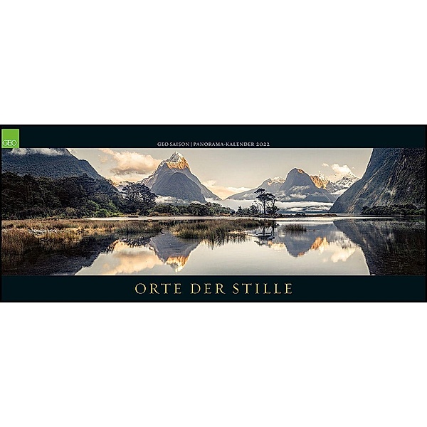GEO SAISON Panorama: Orte der Stille 2022 - Panorama-Kalender - Wand-Kalender - Groß-Formate - 120x50