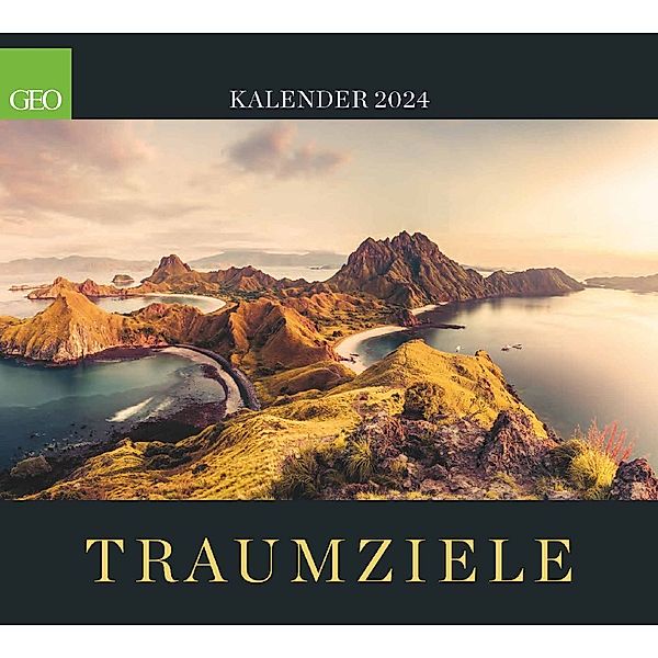 GEO: Traumziele 2024 - Wand-Kalender - Reise-Kalender - Poster-Kalender - 50x45