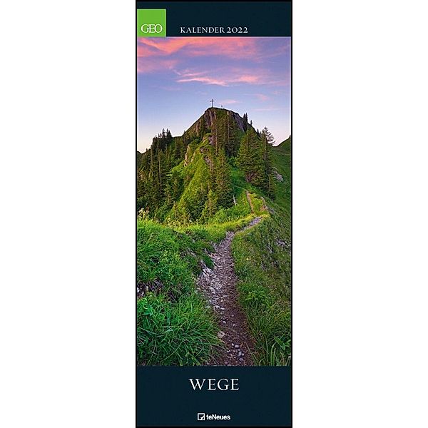 GEO Wege 2022 - Wand-Kalender - Reise-Kalender - Poster-Kalender - 25x69