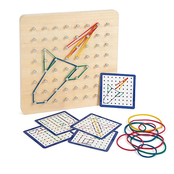 Legler Geoboard aus Holz, small foot