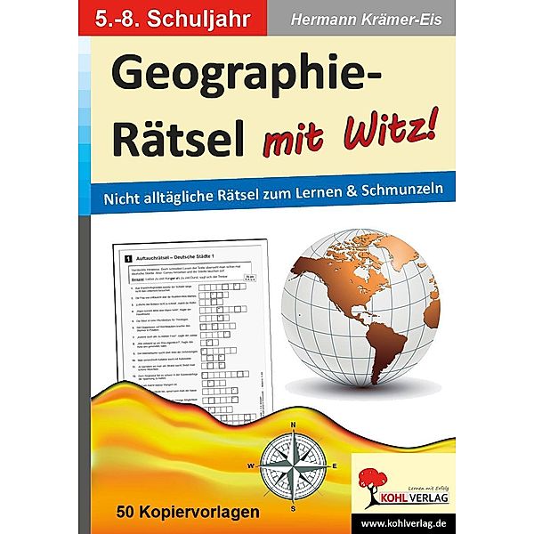 Geographie-Rätsel mit Witz!, 5.-8. Schuljahr, Hermann Krämer-Eis