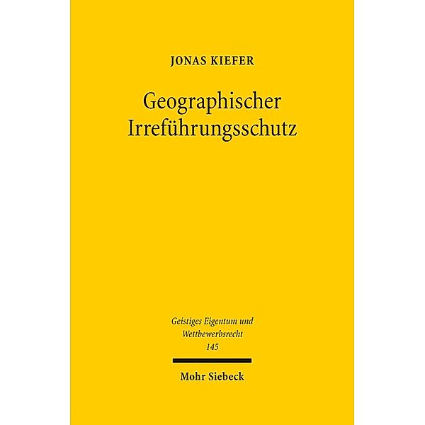 Geographischer Irreführungsschutz, Jonas Kiefer