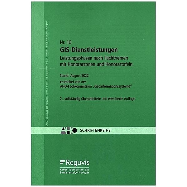 Geoinformationssysteme (GIS) - Leistungsphasen nach Fachthemen