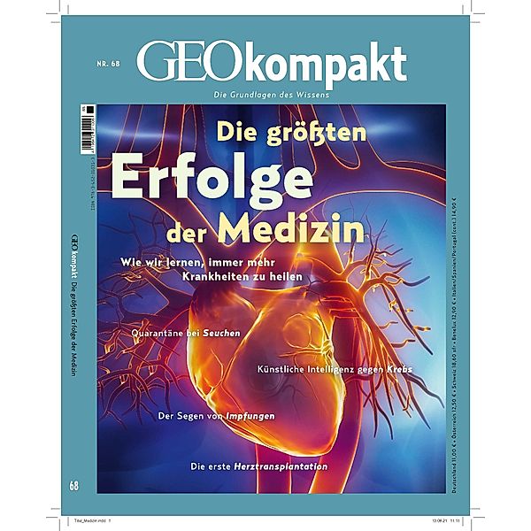 GEOkompakt 68/2021 - Die großen Durchbrüche in der Medizin, Jens Schröder, Markus Wolff