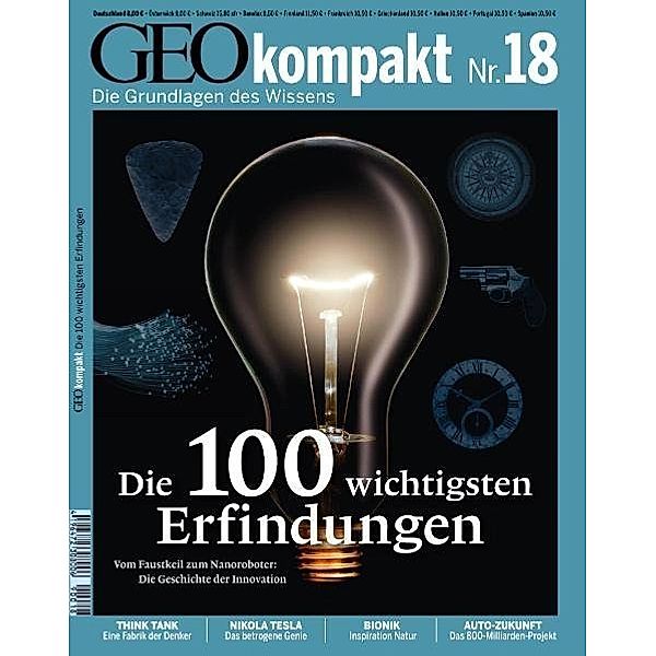 GEOkompakt / GEOkompakt 18/2009 - Die 100 wichtigsten Erfindungen