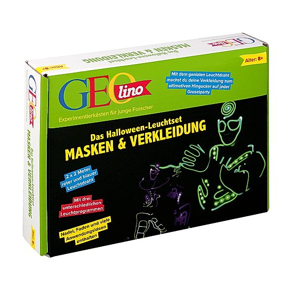 GEOlino Das Halloween-Leuchtset Masken & Verkleidung