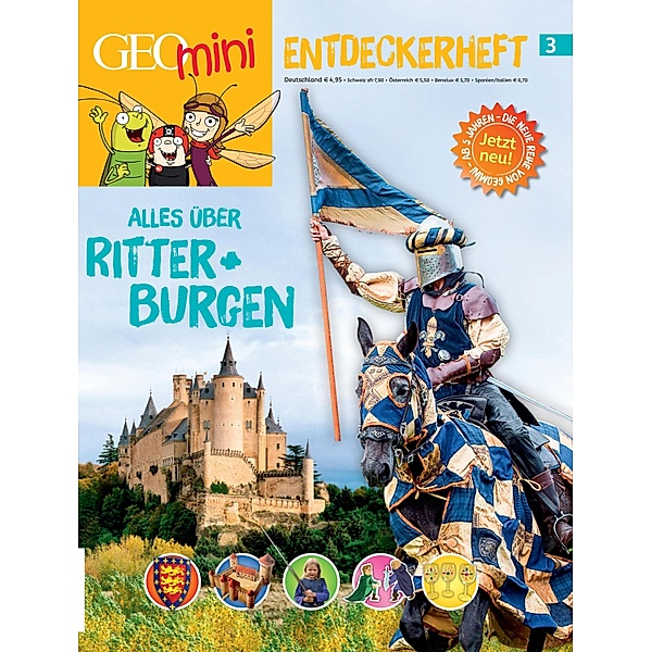 GEOlino mini Entdeckerheft 3/2016 - Alles über Ritter + Burgen, Rosa Wetscher