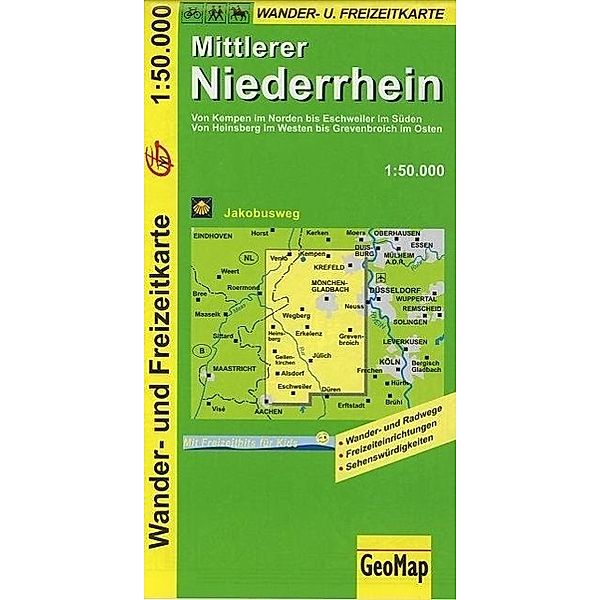 GeoMap Karte Mittlerer Niederrhein