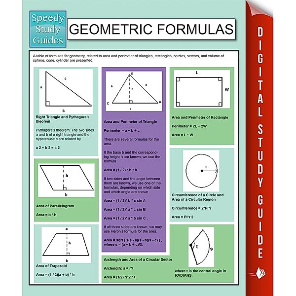 Geometric Formulas / Dot EDU, Speedy Publishing