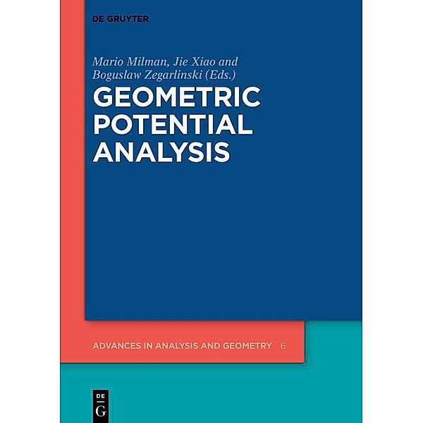 Geometric Potential Analysis / Advances in Analysis and Geometry Bd.6