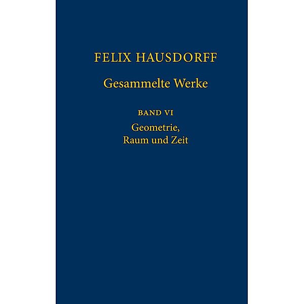 Geometrie, Raum und Zeit, Felix Hausdorff