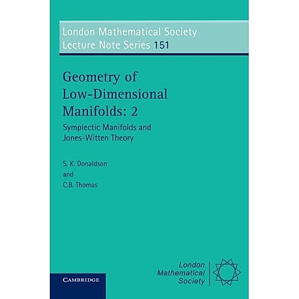 Geometry of Low-Dimensional Manifolds: Volume 2