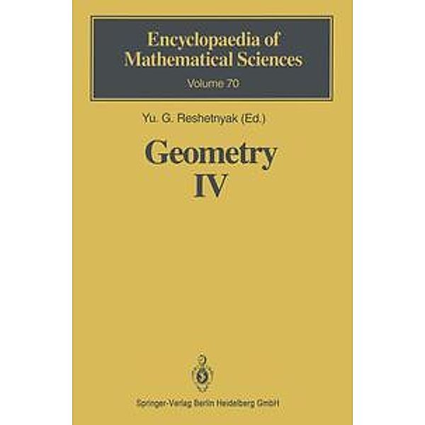 Geometry: Vol.4 Geometry IV