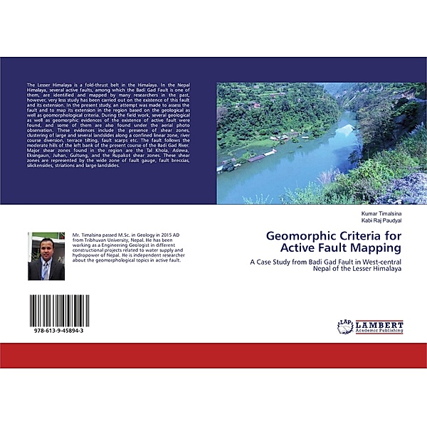 Geomorphic Criteria for Active Fault Mapping, Kumar Timalsina, Kabi Raj Paudyal