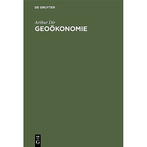 Geoökonomie, Arthur Dix