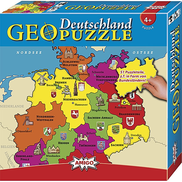 Amigo Verlag GeoPuzzle - Deutschland