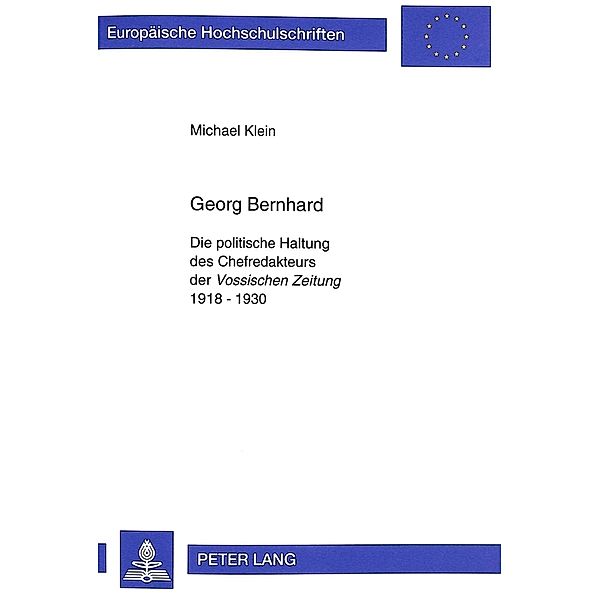 Georg Bernhard, Michael Klein