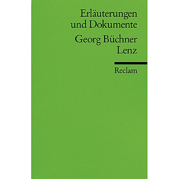 Georg Büchner 'Lenz', Georg BüCHNER