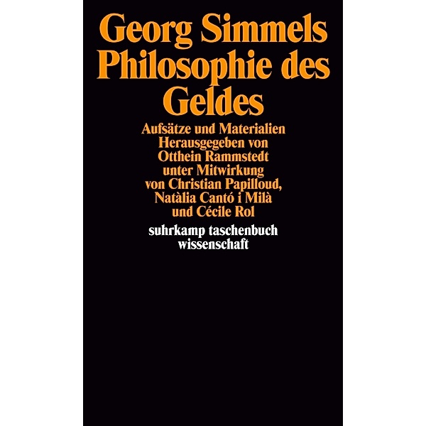 Georg Simmels »Philosophie des Geldes«