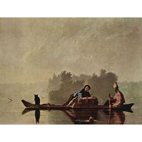 George Caleb Bingham - Pelzhändler auf dem Missouri - 2.000 Teile (Puzzle)