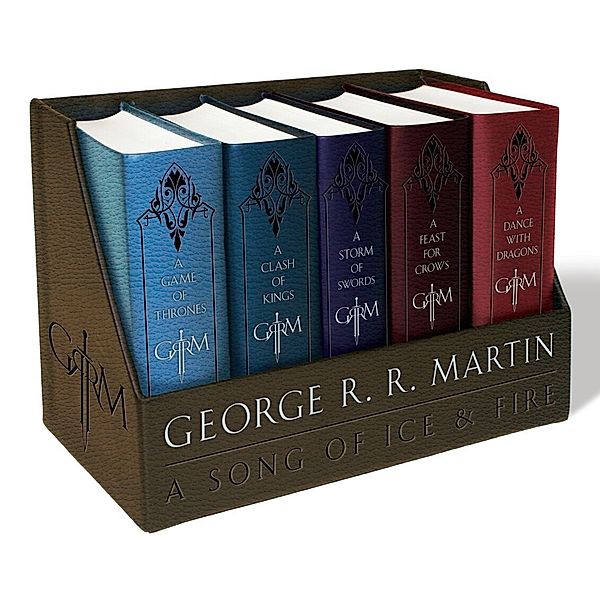 George R. R. Martin's A Game of Thrones Leather-Cloth Boxed Set (Song of Ice and Fire Series), m. 5 Buch, George R. R. Martin