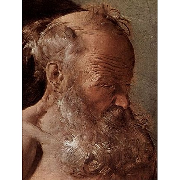 Georges de La Tour - Büßender Hl. Hieronymus, Detail: Kopf des Heiligen - 500 Teile (Puzzle)
